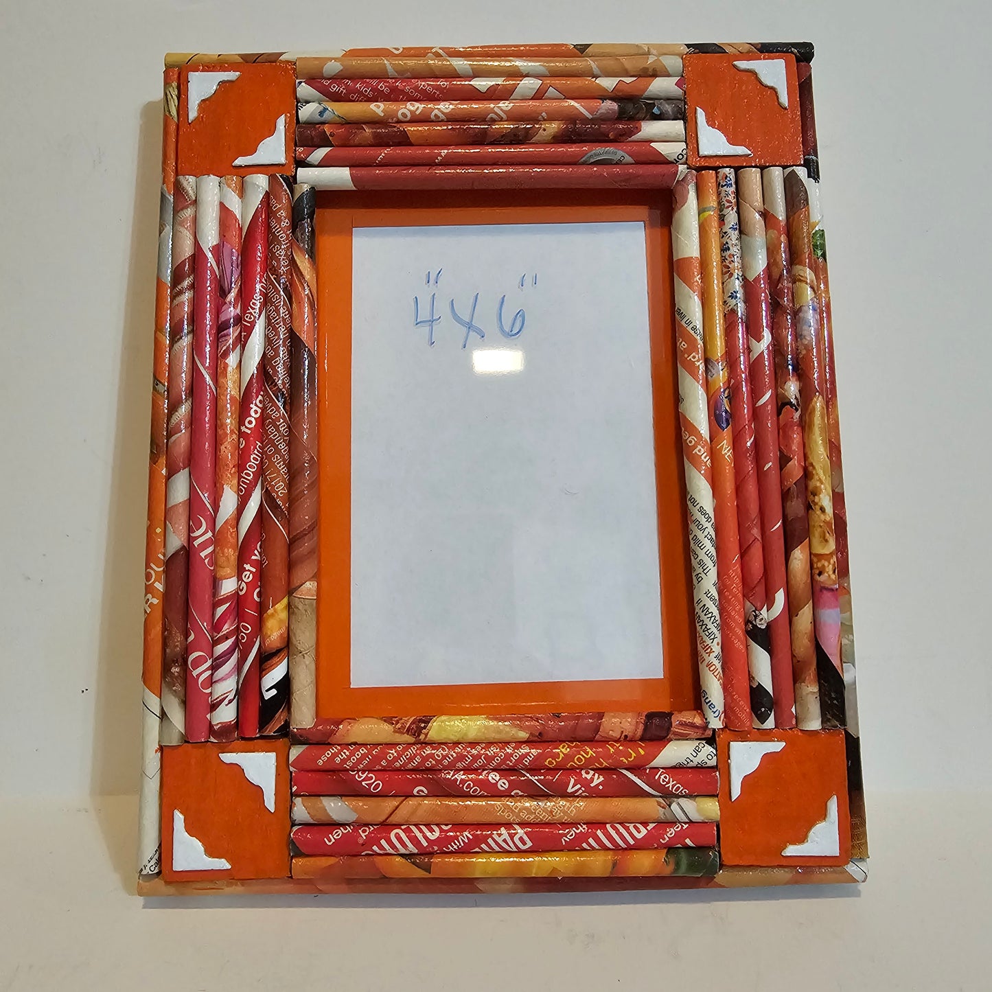 Orange Cube 4x6 Frame