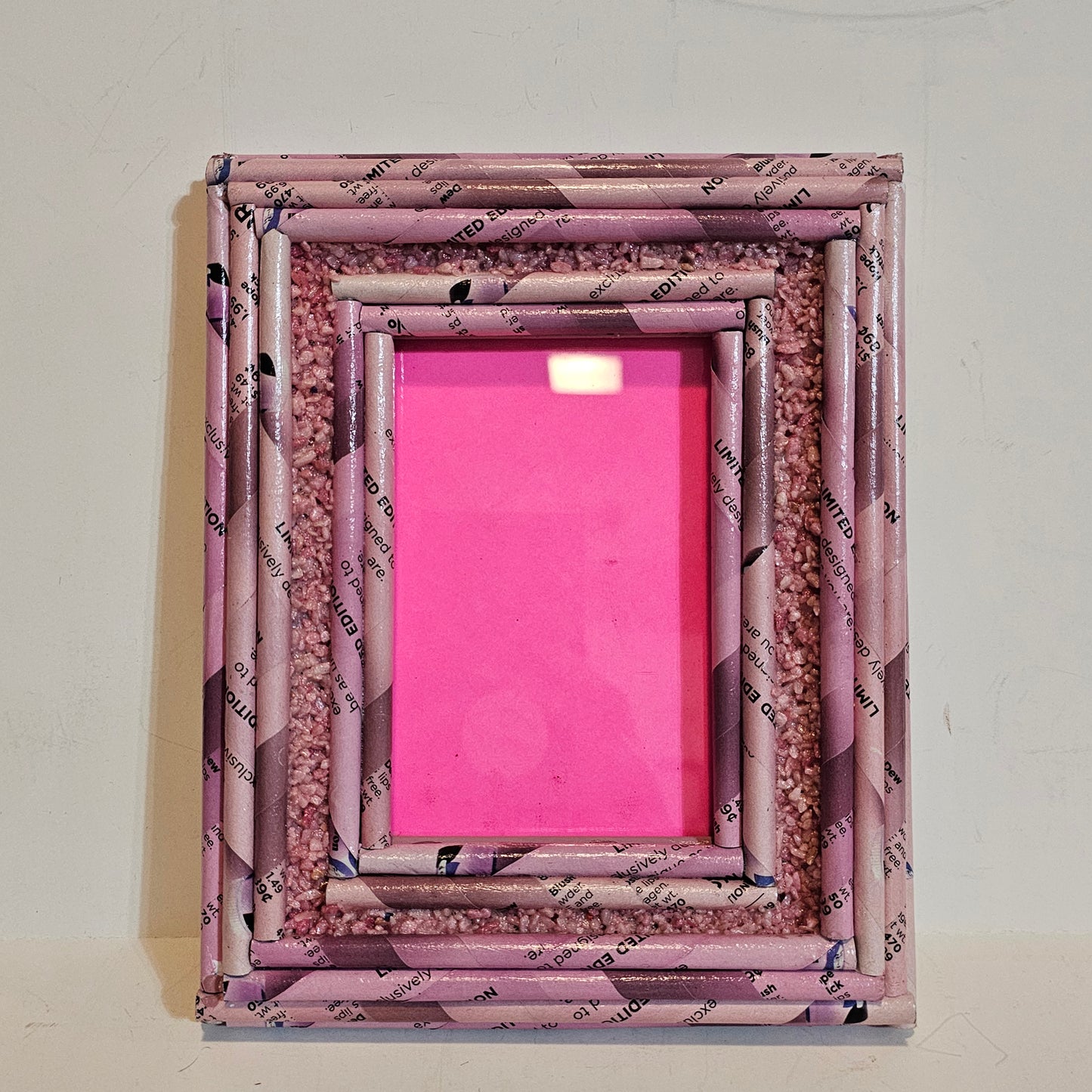 Pink Mosaic Frame